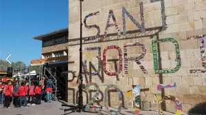 Instal·lació a la Fira de Tordera. Foto Facebook La Peixera