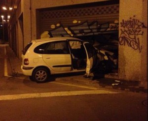 Imatge del segon accident. Foto: Policia Malgrat