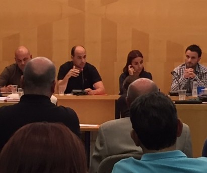 L´alcalde de Malgrat, Joan Mercader en el ple d´anit