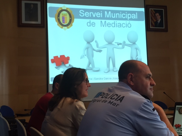 Moment de la presentació del servei aquest matí.