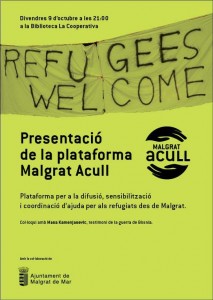 Cartell de la presentació de l'entitat