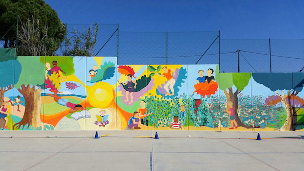 Així ha quedat el patí de l'escola La Roureda de Tordera