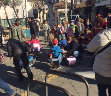 Moment de la Rua de Carnaval d`aquest matí a PLF