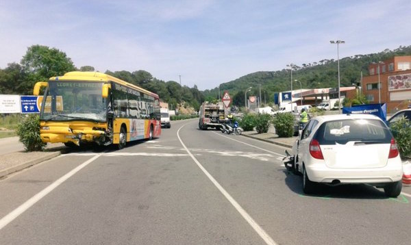 lloc de l'accident. Ramon Delgado (Twitter)