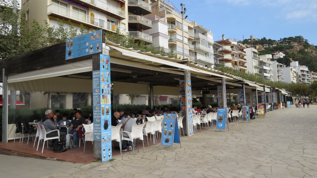 Terrasses del passeig Cortils i Vieta. Font: Aj. de Blanes