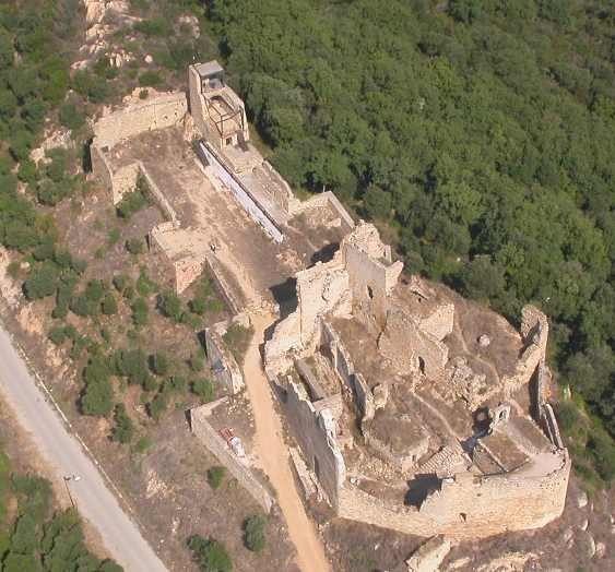 Vista del Castell des de l'aire.