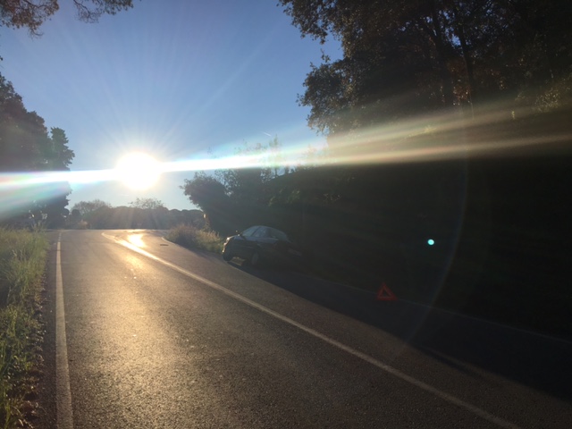 Visibilitat en la carretera entre PLF centre i Sant Lluís / RP