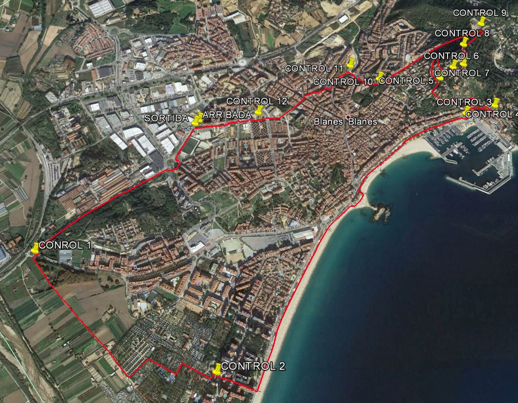 Recorregut cursa INS S'Agulla