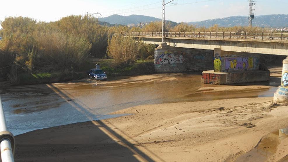 Pont sobre el Tordera entre Malgrat, Palafolls i Blanes