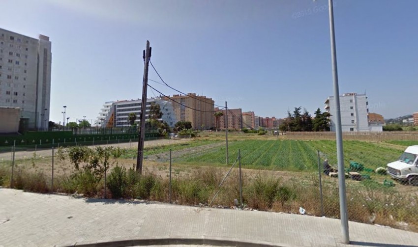 Tram per on ha de continuar l'Avinguda Barcelona. GoogleMaps