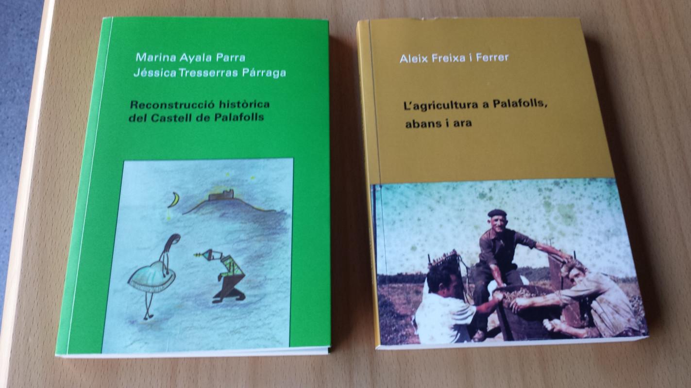 Últims treballs publicats: “Reconstrucció històrica del Castell de Palafolls" i “L’agricultura a Palafolls, abans i ara” . Aj. Palafolls