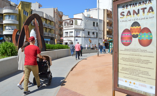 Cartell promocional de Setmana Santa. Aj, Blanes