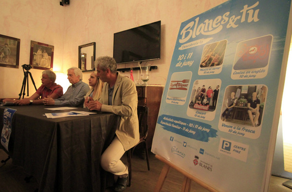 Acte de presentació de "Blanes & Tu". Aj. Blanes