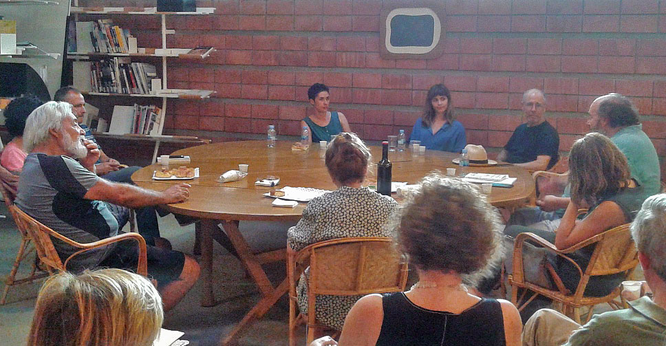 Silvia Bel (esquerra) i Alicia Kopf, al "Dones que parlen". RP
