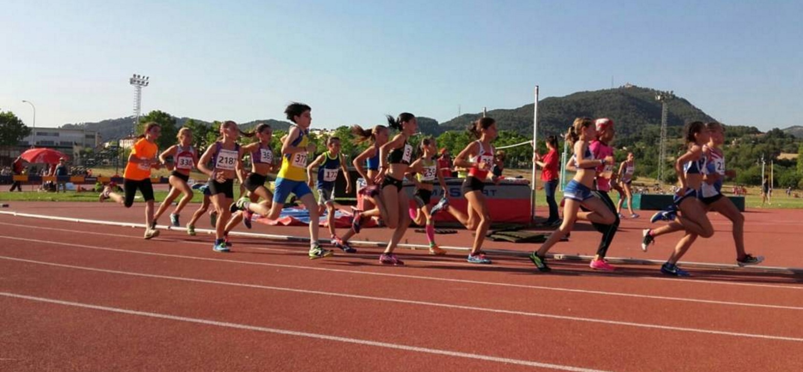 El Club d'Atletisme de PLF participa al Campionat de Catalunya. Foto: CD Palafolls