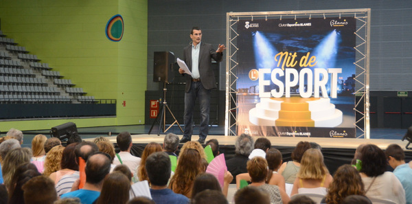 La II Nit de l’Esport de Blanes reconeix la tasca de 50 esportistes, equips, entitats i periodistes esportius (Ajuntament de Blanes)