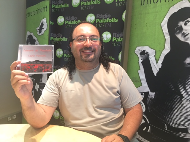 David Martínez presentant el CD "Llavors de Palafolls" de la Cobla. RP
