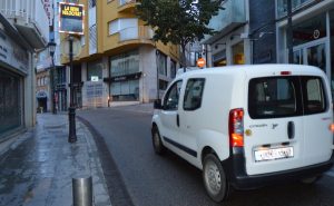 El radar pedagògic instal·lat en un carrer de Blanes - Foto: Ajuntament de Blanes