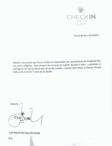 Comunicat publicat anit a les xarxes.