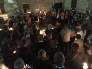Concentració de protesta per l'empresonament dels líders de l'ANC i Òmnium Cultural - Ràdio PLF