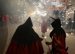 Moment del correfoc de la Festa de Sant Nicolau - (Ajuntament de Malgrat de Mar)